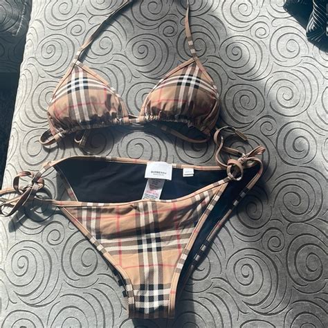 burberry 2 piece set swimsuit|Burberry bikini women.